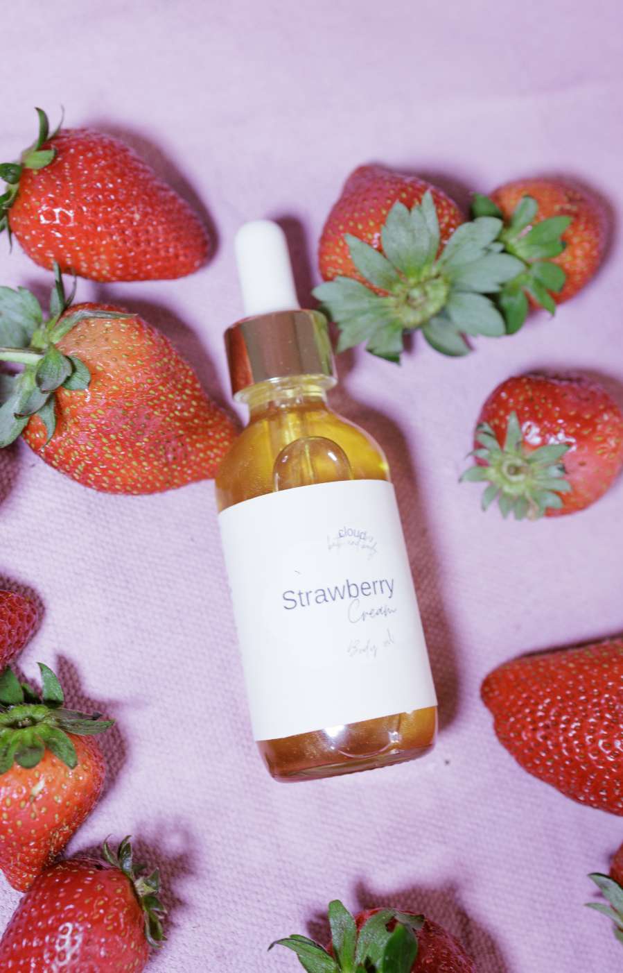 Strawberry cream skin care bundle